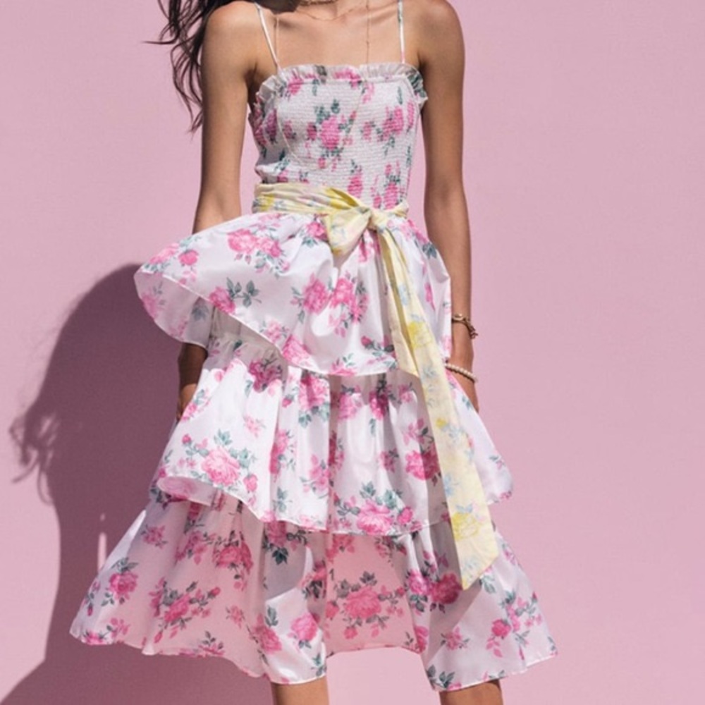 loveshack fancy x target Elise smocked dress